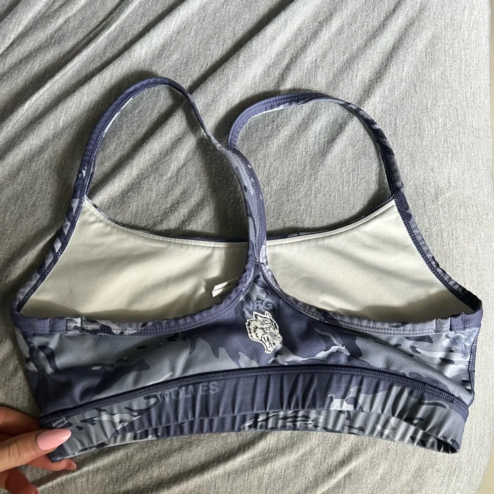 Darc sport purple gray camo sports bra size small - Picture 2 of 3